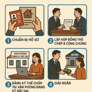 QUY TRÌNH CÔNG CHỨNG & ĐĂNG KÝ THẾ CHẤP NGÂN HÀNG NOXH NAM LONG 2 CẦN THƠ