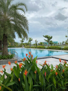 Chuẩn bị hoạt động cho hồ bơi nam long 2 cần thơ